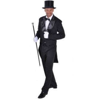 Déguisement queue de pie cabaret noire homme : achat Déguisements