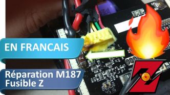 Réparartion du fusible "Z fuse" de la Xiaomi M187 (Valable aussi pour la M365)