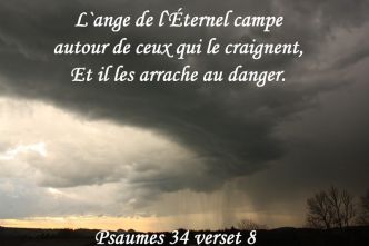 #Verset de la semaine : L'ange de l'Eternel campe autour de ceux qui le craignent - Ekklesia