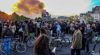 VIDEO. Incendie à Notre-Dame de Paris: 18 millions de téléspectateurs devant l'effondrement de la flèche