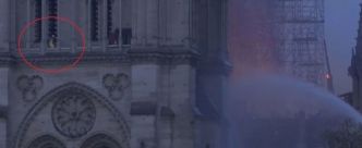Une présence suspecte sur une tour de Notre-Dame ? Non, un pompier