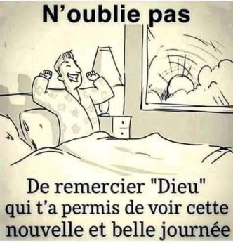 #Image de la semaine : N'oublie pas de remercier Dieu - Ekklesia
