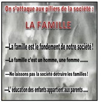 On s'attaque aux piliers de la société : la famille !!! - Ekklesia