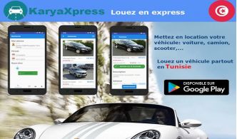 KaryaXpress: Une application pour louer une voiture en Tunisie entre particuliers et professionnels