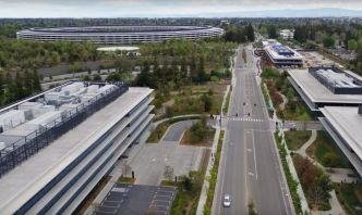 L'Apple Park à l'heure du coronavirus : des images de drone dignes d'un film de S.F