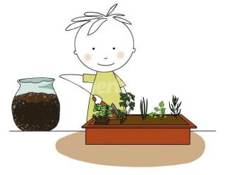 Jardinage avec les enfants : planter des aromatiques en jardinière