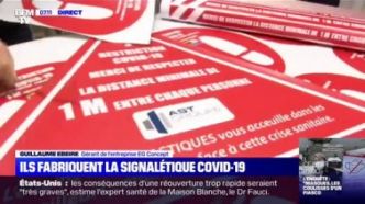 Qui sont les personnes qui fabriquent la signalétique Covid-19 ?