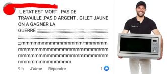 Ému par ce message d’un gilet jaune, ce commerçant lui offre un micro-ondes