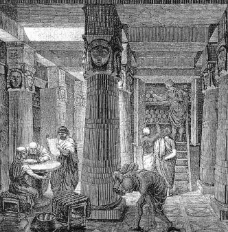 La bibliothèque d'Alexandrie