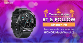 Tentez de gagner une montre Honor Magic Watch 2