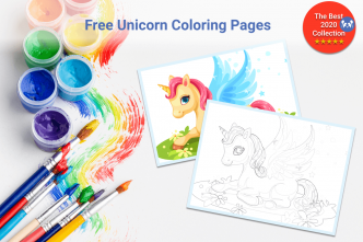 Free Unicorn Coloring Pages: The Best Collection in 2020 - Mimi Panda