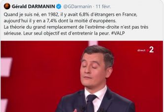 Grand Remplacement : Darmanin essaye de manipuler grossièrement les Français