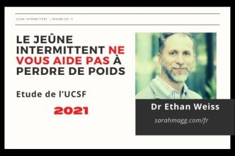 jeûne intermittent ne vous aide pas à perdre du poids étude UCSF