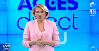 Roumanie : une femme nue lance une pierre sur une présentatrice de télévision en pleine émission en direct