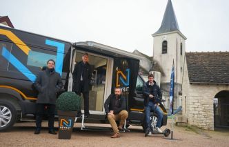 Immo-truck, l'agence ambulante de Neyrat Immobilier qui sillonne la campagne de Bourgogne