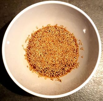 Recette d'une sauce pour gyoza maison. Une sauce japonaise rapide