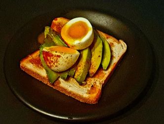 Recette d'Avocado toast avec un œuf mollet. Avocat, œuf et pain de mie !