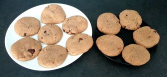 Recette de cookies à la cannelle et pépites de chocolat. Cookies moelleux