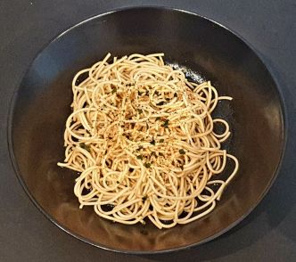 Recette de nouilles udon froides pimentées. Recette de nouilles japonaises