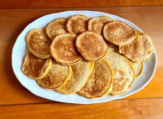 Recette de pancakes à la banane. Recette de pancake sans lait ni beurre !