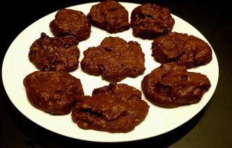 Recette de cookies brownie. Croustillants, fondants et très gourmands !