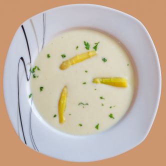 Recette de velouté d'asperges blanches et fraîches. Recette facile à faire