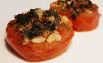Recette de tomates provençales à la poêle faciles à faire. Sans Gluten !