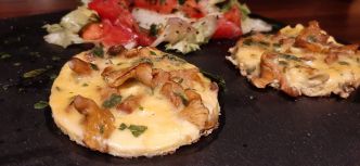 Recette d'omelette aux girolles. Un plat d'Automne aux champignons frais !