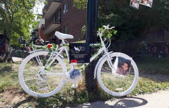 Nord de Montpellier : un "vélo blanc" en hommage à un cycliste tué dans un accident
