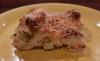 Recette de gratin aux chou-fleur, chou romanesco et œufs. Plat pour l'hiver
