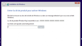 Clés de licence génériques pour installer Windows ( 10, 8.1, 8, 7, server )