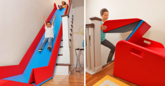 Ce SlideRider vous permet de transformer vos escaliers en toboggan pour 76€