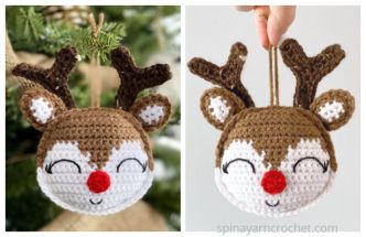 Voici des patrons et tutos gratuits pour crocheter Rudy le Renne