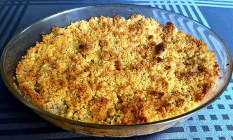 Crumble pomme banane maison. Une recette de dessert gourmand !