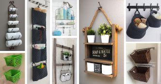 Voici des astuces pour accrocher, ranger et organiser la salle de bain