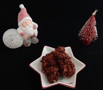 Roses des sables sans végétaline. Une recette originale pour Noël !