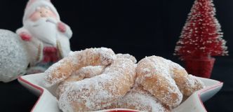 Kipferl vanille. Recette de biscuits de Noël en croissant de lune sans œuf