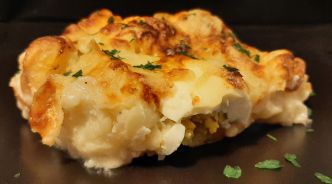 Cuisson du chou-fleur pour un gratin œufs, pommes de terre et béchamel