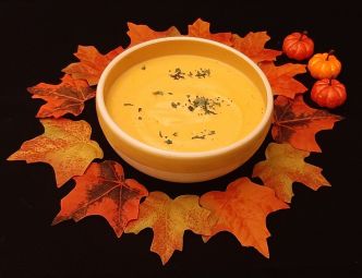 Velouté de courge et patate douce. Recette de cucurbitacée comestible