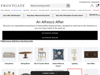 Frontgate Deals | Sign Up for Emails and Get Free Standard Shipping on Your First Order. | Frontgate Coupons and Deals for January 2022