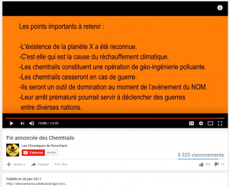 Fin annoncée des Chemtrails