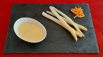 Sauce pour asperges vertes ou blanches sur base hollandaise