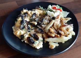 Pommes de terre rôties à la poêle. Une recette simple et rapide à faire.