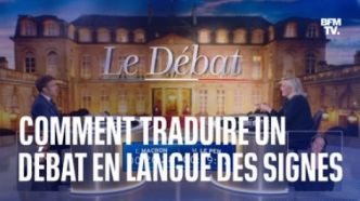 Débat Macron-Le Pen: une interprète en langue des signes témoigne de la difficulté de l’exercice