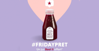 Des jus Beet it de Pret OFFERTS sur simple visite
