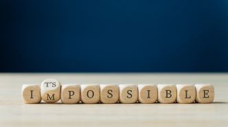 62 - Impossible signifie seulement que vous n'avez pas encore trouvé la solution