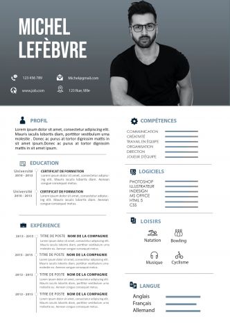 CV Moderne Doc Gratuit à Télécharger - Emploi et Formation