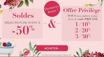 SOLDES : -50% de réduction sur une sélection de soins SABON et jusqu’à -30% sur tous les autres soins