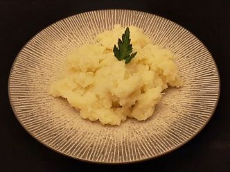 Écrasé de pommes de terre. Recette avec des princesse amandine