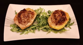 Pommes de terre farcies au four. Recette facile façon grand-mère.